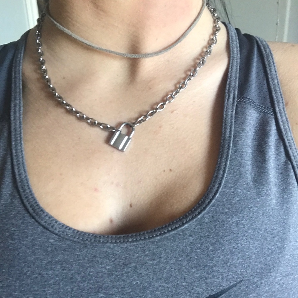 Suede Lavender Choker